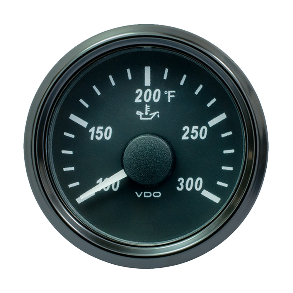 VDO SingleViu 52mm 2116 Oil Temp Gauge  300 F  32218 Ohm