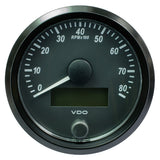 VDO SingleViu 80mm 318 Tachometer  8000 RPM