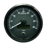 VDO SingleViu 100mm 4 Tachometer  4000 RPM