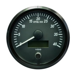 VDO SingleViu 100mm 4 Tachometer  4000 RPM