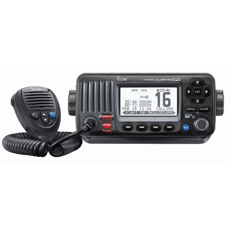 Icom ICM424G Fixed Mount VHF wBuiltIn GPS  Black M424G 41