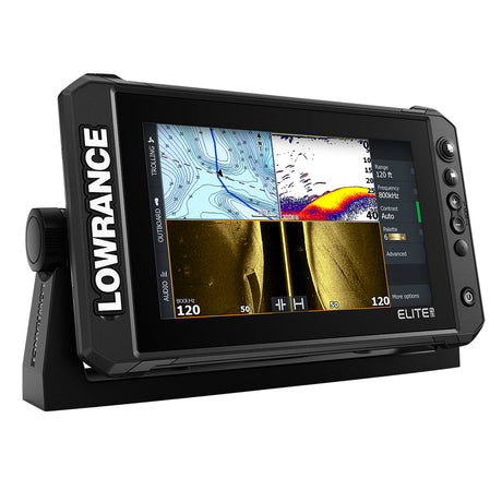 Lowrance Elite FS 9 ChartplotterFishfinder wActive Imaging 3in1 Transom Mount Transducer