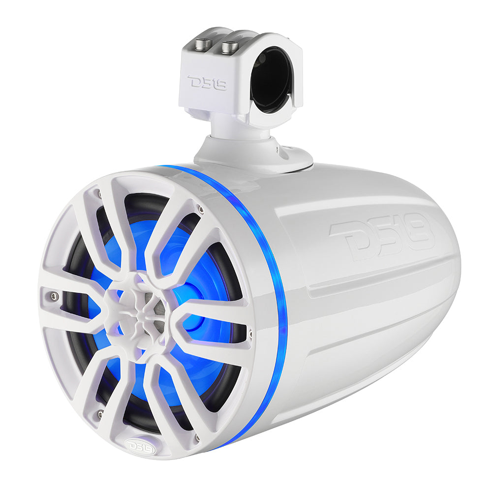 DS18 X Series HYDRO 65 Wakeboard Pod Tower Speaker wRGB LED Light  300W  White