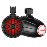 DS18 X Series HYDRO 65 Wakeboard Pod Tower Speaker wRGB LED Lights  300W  Matte Black