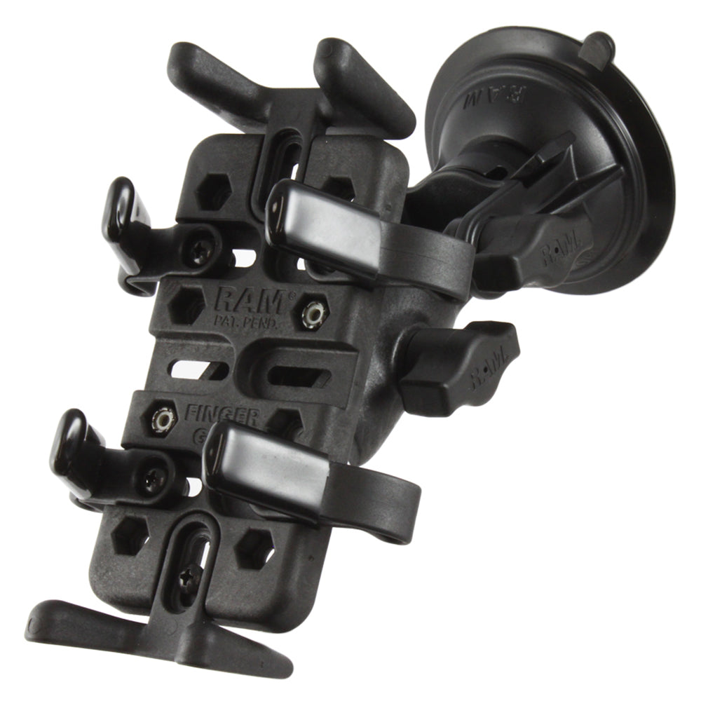 RAM Mount RAM FingerGrip Universal Mount wRAM TwistLock Suction Cup
