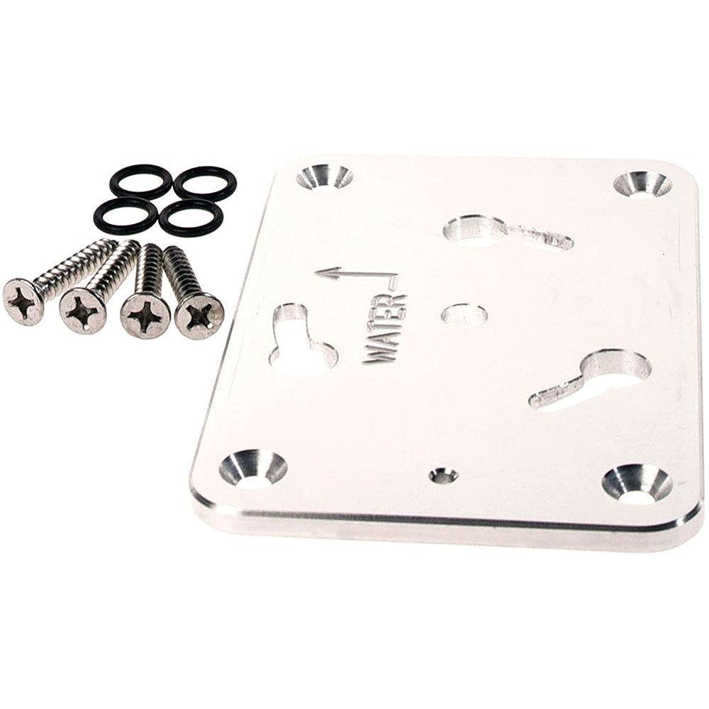 Panther Spare Bow Mount Base Kit f King Pin  Clear  Anodized