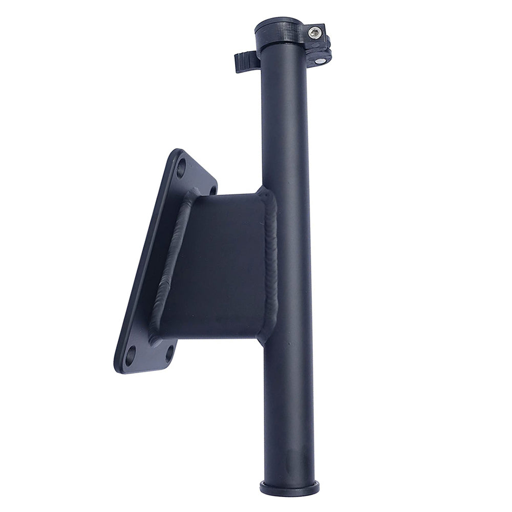Panther 5 Set Back Transom Mount Bracket  Black  Powder Coat
