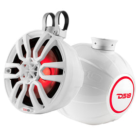 DS18 HYDRO 65 Compact Wakeboard Pod Tower wRGB Light  300W  White
