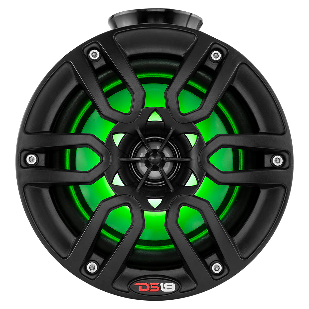DS18 HYDRO 65 Compact Wakeboard Pod Tower wRGB Light  300W  Black