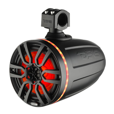 DS18 X Series HYDRO 8 Wakeboard Pod Tower Speaker wRGB LED Light  375W  Matte Black