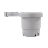 Camco ClampOn Rail Mounted Cup Holder  Small for Up to 114 Rail  Grey