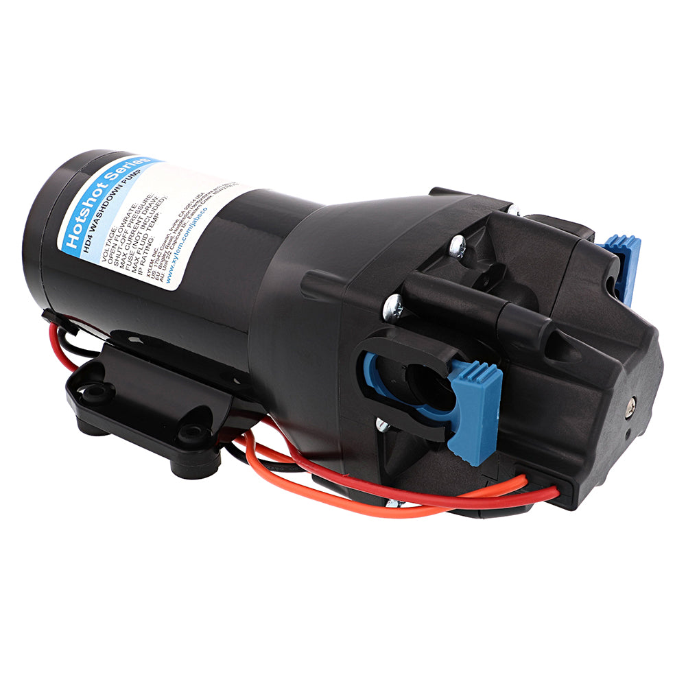 Jabsco HotShot HD4 Heavy Duty Washdown Pump  12V  4 GPM  60 PSI