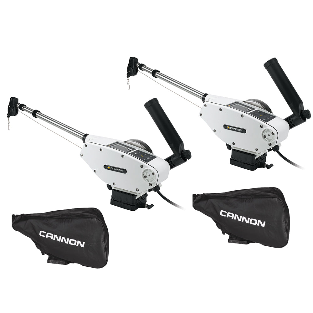 Cannon Optimum 10 Tournament Series TS BT Electric Downrigger 2Pack wBlack Covers