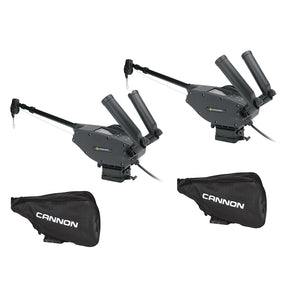 Cannon Optimum 10 BT Electric Downrigger 2Pack wBlack Covers