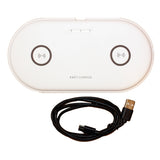 Lunasea Dual Qi Charge Pad  USB Powered Power Supply Not Included