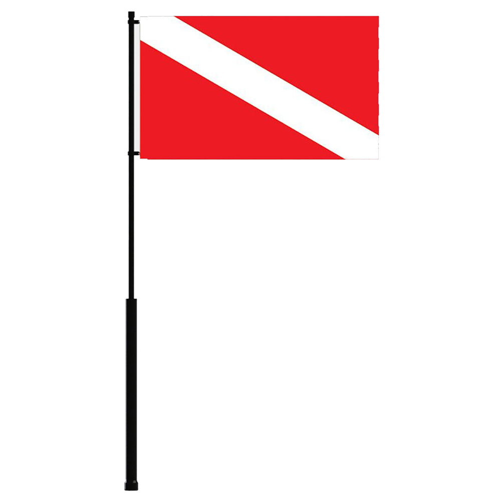 Mate Series Flag Pole  72 wDive Flag