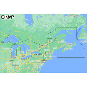 CMAP MNAY201MS Great Lakes To Nova Scotia REVEAL Coastal Chart