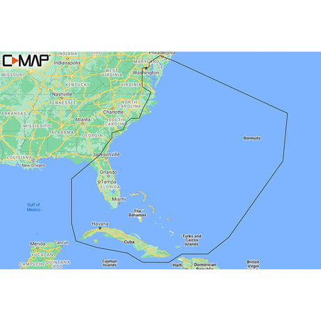 CMAP MNAY203MS Chesapeake Bay to Bahamas REVEAL Coastal Chart