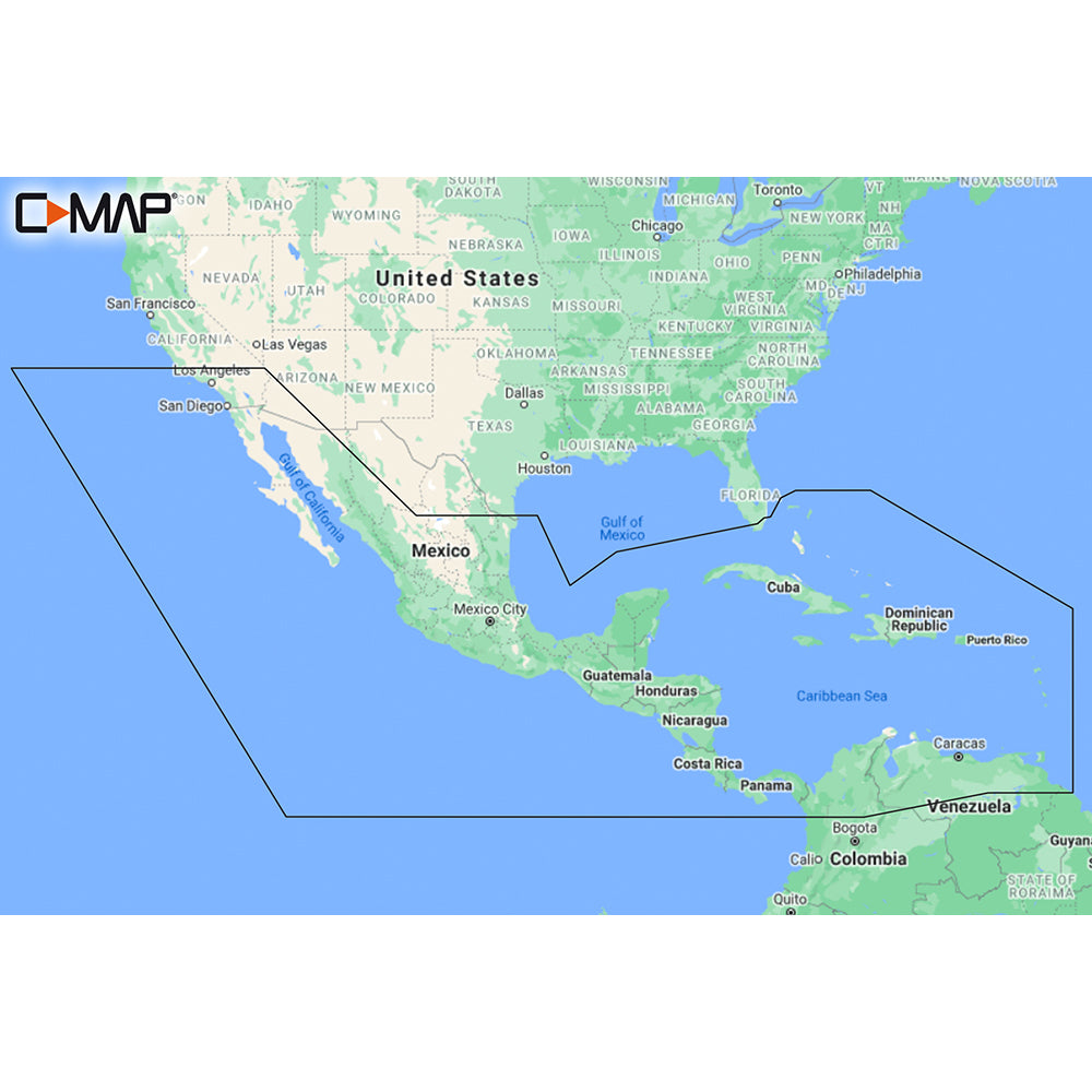 CMAP MNAY205MS Central America  Caribbean REVEAL Coastal Chart