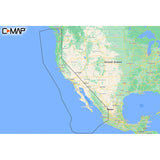 CMAP MNAY206MS West Coast  Baja California REVEAL Coastal Chart  Does NOT contain Hawaii