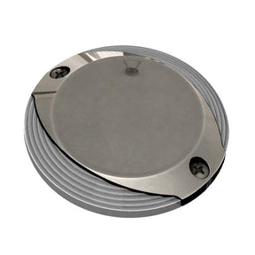 Lumitec Scallop Surface Mount Pathway Light  Spectrum RGBWWarm White  Stainless Steel Housing