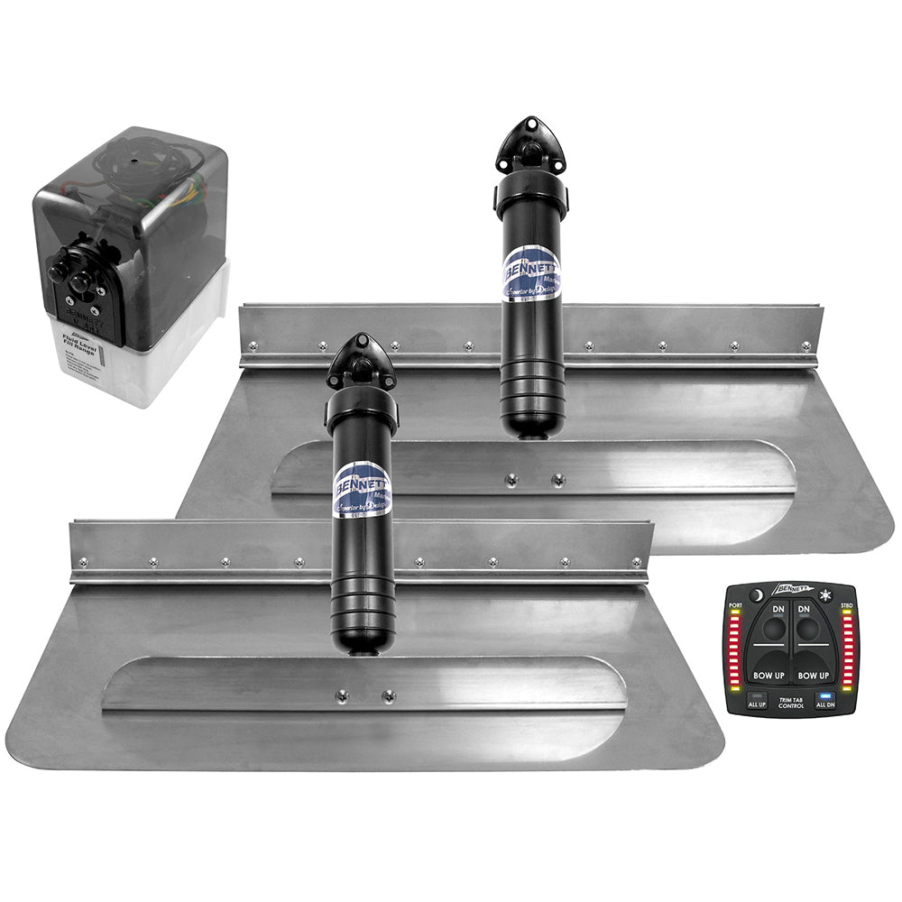Bennett Marine 24x12 Hydraulic Trim Tab System wOne Box Indication