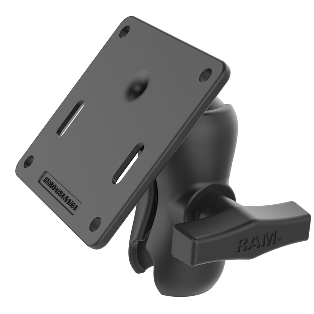 RAM Mount RAM Double Socket Arm w75x75mm VESA Plate