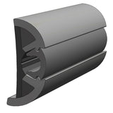 TACO SuproFlex Rub Rail Kit Gray wGray Insert  2H x 12W x 80L