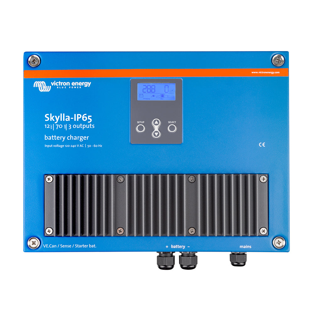 Victron SkyllaIP65 1270 3Bank 120240VAC Battery Charger