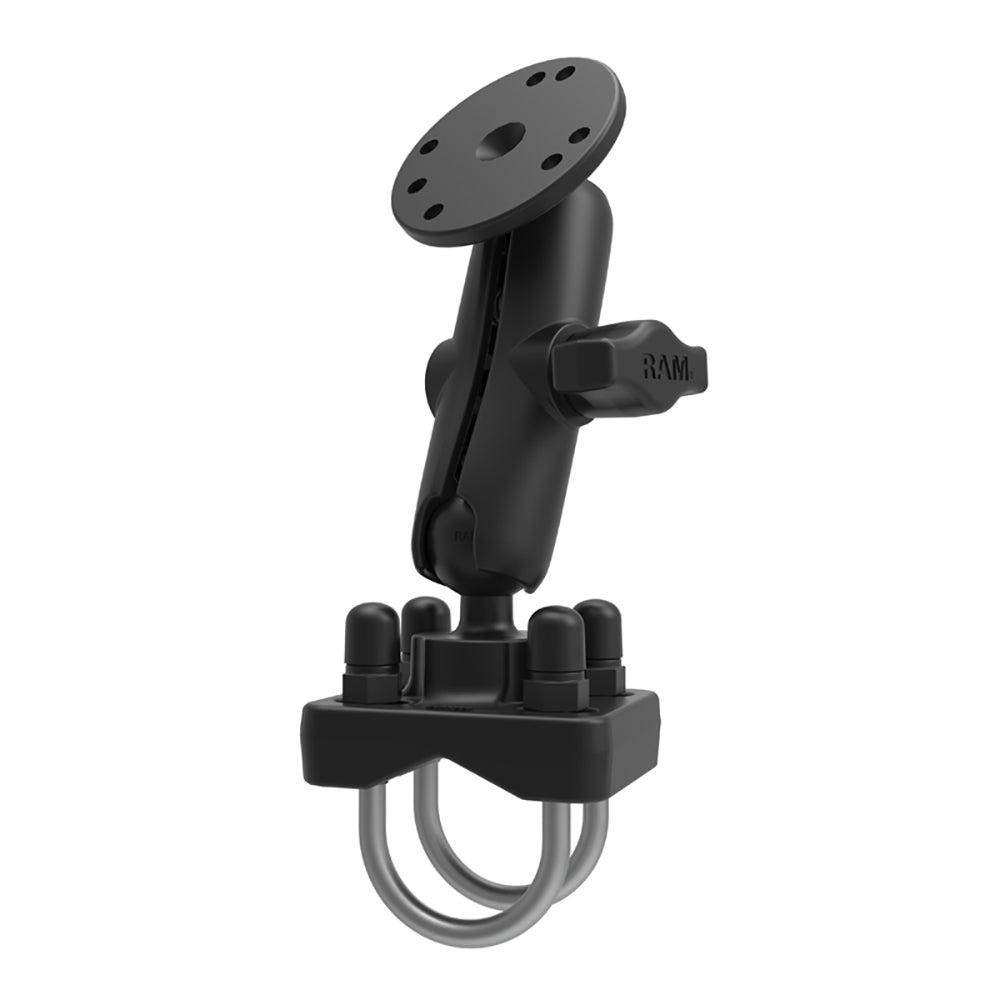 RAM Mount RAM Double UBolt Rail Mount fSmaller Rails