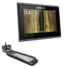 Simrad GO7 XSR ChartplotterFishfinder wActive Imaging 3in1 Transom Mount Transducer  CMAP Discover Chart