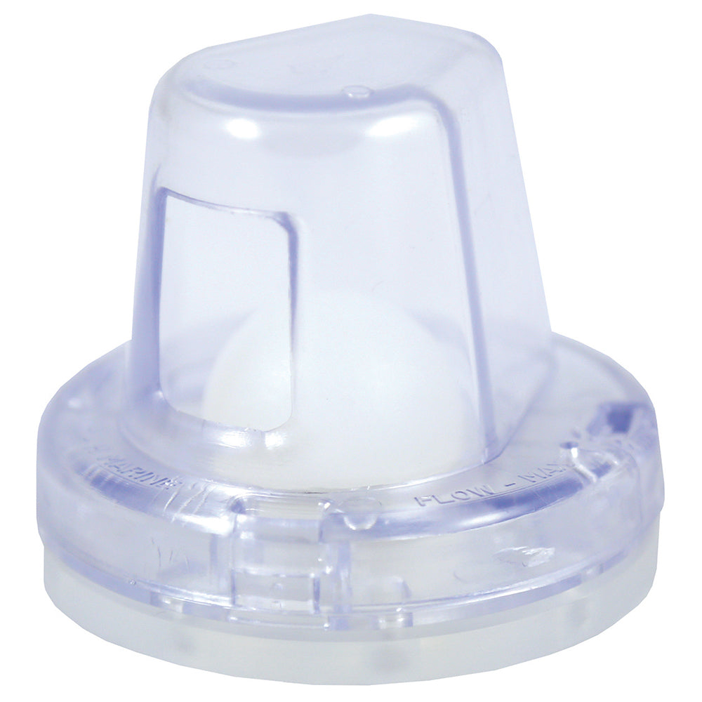 TH Marine FlowMax Ball Scupper  Clear