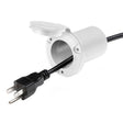 Guest AC Universal Plug Holder  White