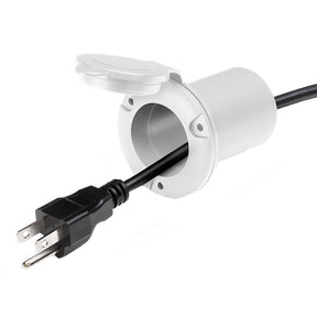 Guest AC Universal Plug Holder  White