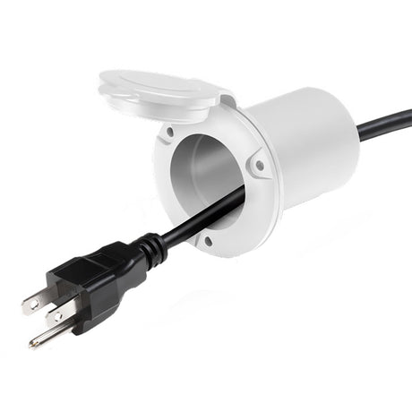 Guest AC Universal Plug Holder  White