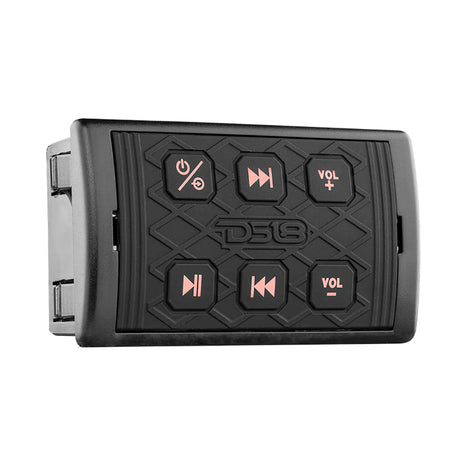 DS18 Marine Waterproof Bluetooth Streaming Audio Receiver Square Controller  fAndroid  iPhone
