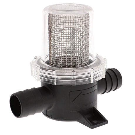 Jabsco Pumpgard InLine Strainer 34 Hose  40 Mesh