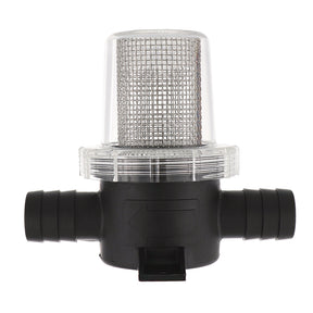 Jabsco Pumpgard InLine Strainer 34 Hose  40 Mesh