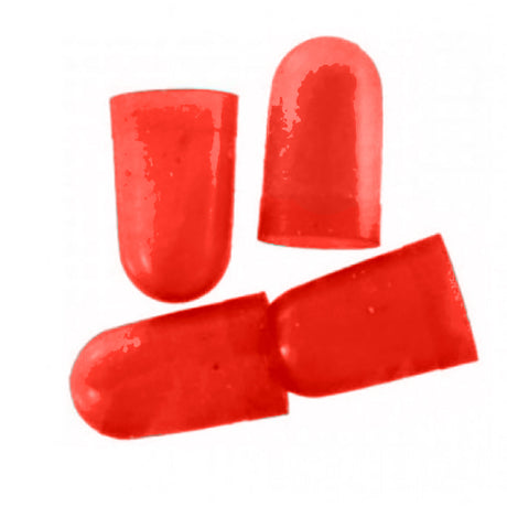 VDO Light Diffuser fType D Peanut Bulb  Red  4 Pack