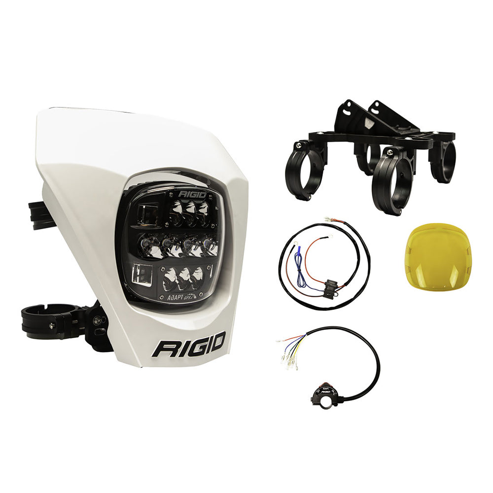 RIGID Industries Adapt XE Extreme Enduro LED Moto Kit  White