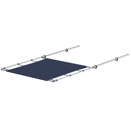 SureShade PTX Power Shade  51 Wide  Stainless Steel  Navy