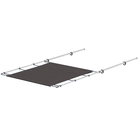 SureShade PTX Power Shade  57 Wide  Stainless Steel  Grey