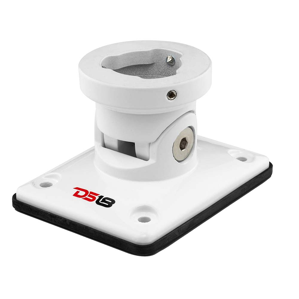 DS18 HYDRO Universal Flat Swivel Mount  White