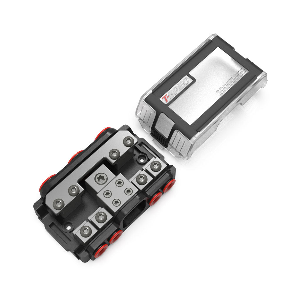 TSpec VPNB4 MANL 4 Position AllInOne Distribution Block wCover