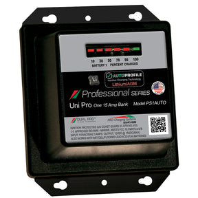 Dual Pro PS1 Auto 15A  1Bank LithiumAGM Battery Charger
