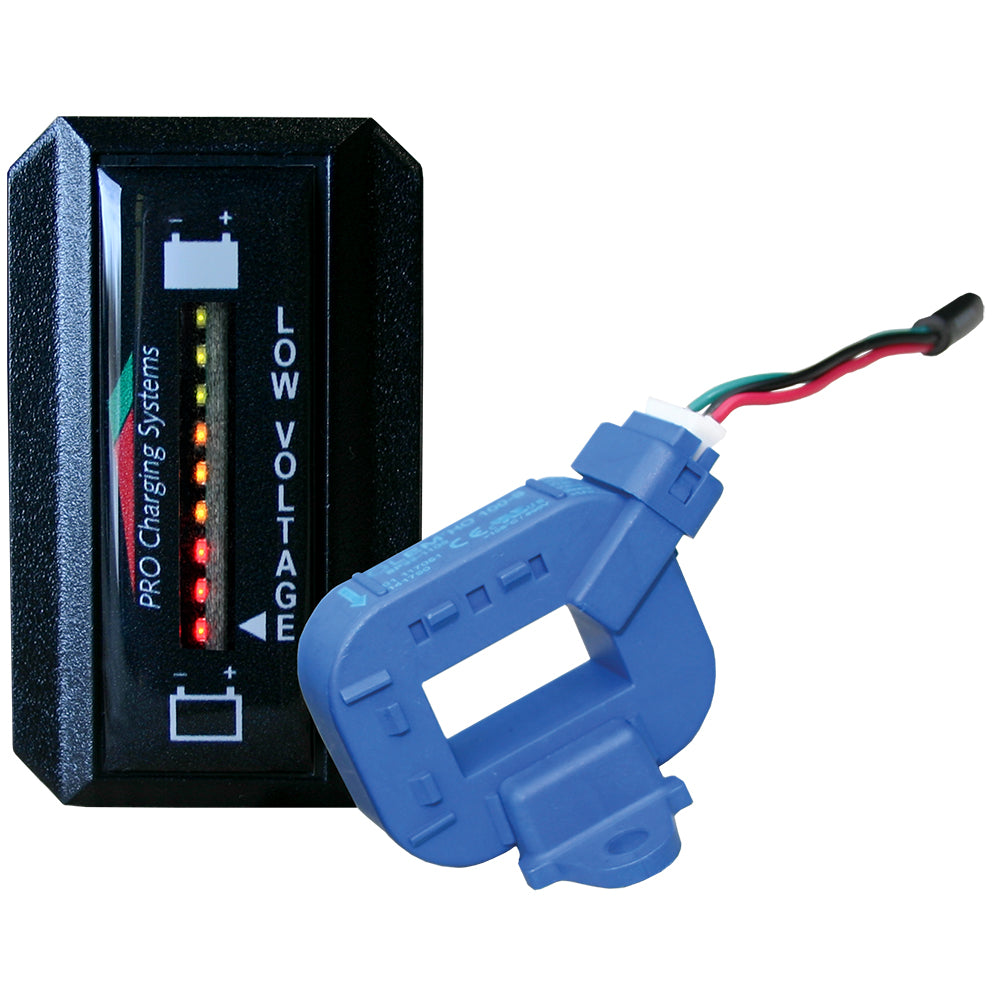 Dual Pro Lithium Battery Gauge  Single  Rectangle Vertical Display