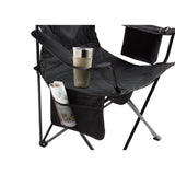 Coleman Cooler Quad Chair  Black