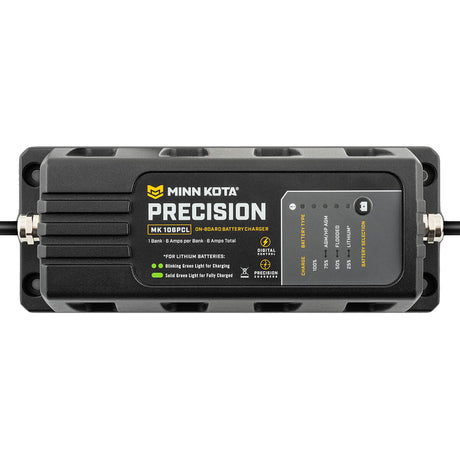 Minn Kota OnBoard Precision Charger MK106 PCL 1 Bank x 6 AMP LI Optimized Charger
