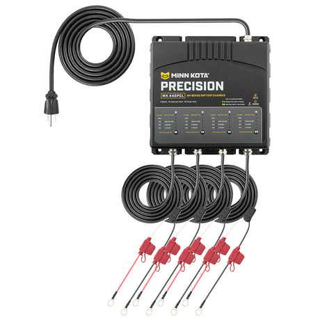 Minn Kota OnBoard Precision Charger MK440 PCL 4 Bank x 10 AMP LI Optimized Charger