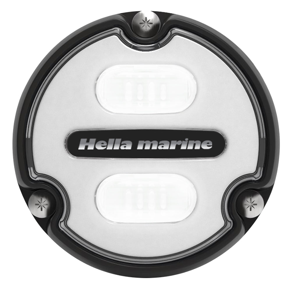 Hella Marine Apelo A1 Blue White Underwater Light  1800 Lumens  Black Housing  White Lens